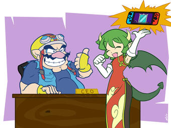 Draco at WarioWare